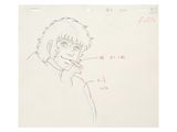 an image of a drawing of a man with a cigarette in his mouth