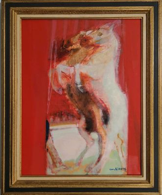 Paul AMBILLE (1930-2010) "Chevaux de cirque".