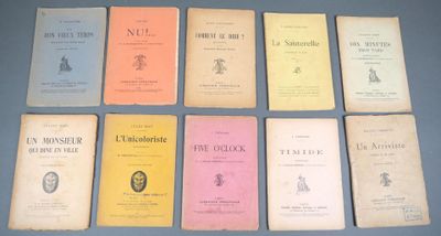 [THEATRE]. Ensemble de 10 Livrets et 1 Revue.
