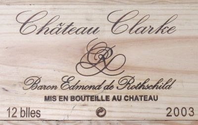 12 Blles CH. CLARKE Listrac 2003 - Photo 1