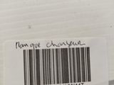 a close up of a book with a barcode on it