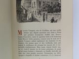 an open book with a picture of a building on it