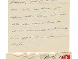 un gros plan d'un morceau de papier sur lequel est apposé un timbre