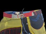 the boxer shorts are designed to look like an abstract painting