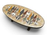 an image of a surfboard with a design on it