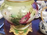 a vase that is sitting on a table in a store