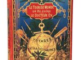 un livre sur lequel figure l'image d'un globe terrestre