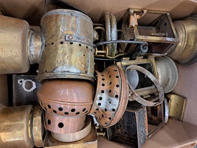 many pots and pans that are in a box