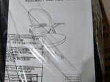 a picture of the instructions for the chair in the box