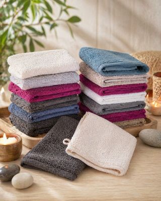 Lot de 37 Gants de toilette 16×21cm 100% coton