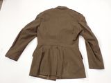 an image of a brown jacket on a white surface