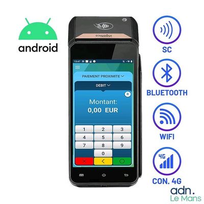an image of a cell phone with a credit card reader attached to it