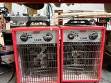 two ovens that are sitting on a shelf in a store