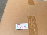 boxes are stacked on top of each other with a price tag on them