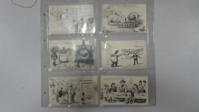 26 cartes postales anciennes. Légende de Saint Saulge