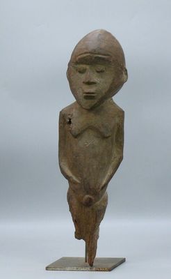 an image of a statue of a person with a helmet on