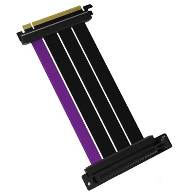 un gros plan sur un ruban violet et noir sur fond blanc