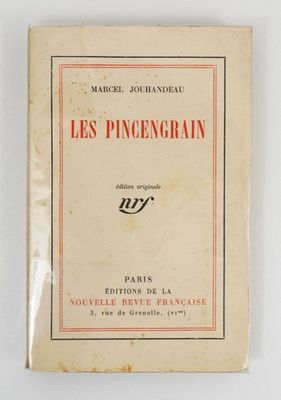 un livre intitulé « Les Pincegran », écrit en français