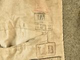 a piece of fabric that has been stitched together