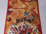 a picture of a poster on the wall of a room