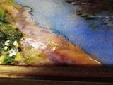 a picture of a piece of art that is on a table