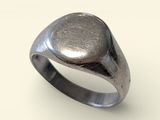 an image of a silver ring with a stone in the middle