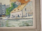 a picture of a painting on the wall of a building
