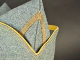 a close up picture of a pocket with a piece of cloth in it