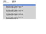 a screenshot of a computer screen showing a list of items
