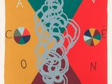 an image of a painting of a bunch of spirals on a white background