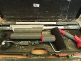 a black case with tools in it sitting on a table