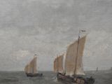 two boats that are in the water near each other