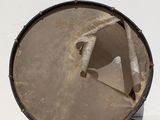 a drum that is sitting on top of a table