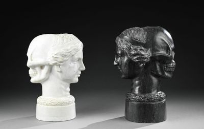 École moderne Memento mori biface