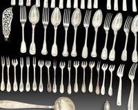Parties de ménagères en métal argenté divers comprenant cout… (photo 6)