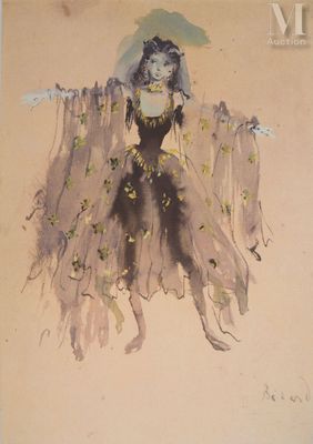 BERARD Christian (1902-1949) Gitane, La belle endormie, 1954…