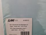 the back of a box with a label on it that says elami