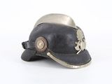 a helmet with a horse on it on a white background
