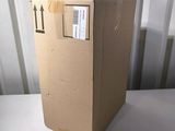 a cardboard box that is sitting on a table