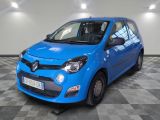 a picture of a blue car parked in a garage