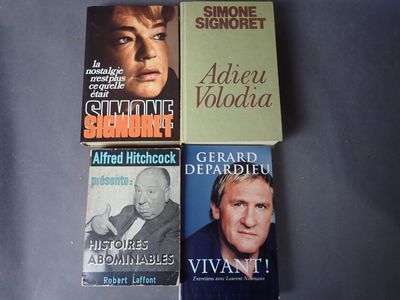 Lot de 4 volumes sur le thème du cinéma, Alfred Hitchcock, S…