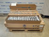 several boxes filled with different types of ropes on top of a pallet
