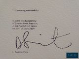 a close up of a signature on a piece of paper