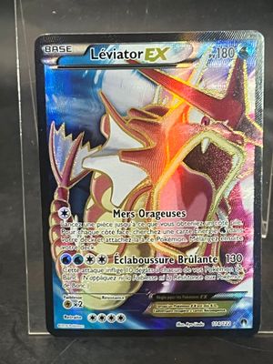 an image of a pokemon card in a clear box
