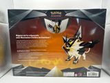 packaging of a pokemon figure in a box on a white surface