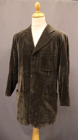 KENZO – Veste homme en velours marron glacé. Taille à vue        ...