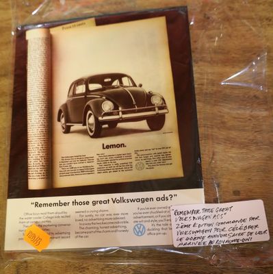 a picture of a car that is on display on a table