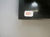 a black box with a number on it sitting on a counter