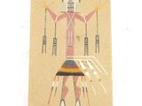 une photo représentant un dessin d'un homme en costume