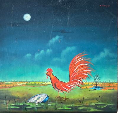 D. VENJEAN (XXe siècle), école naïve.